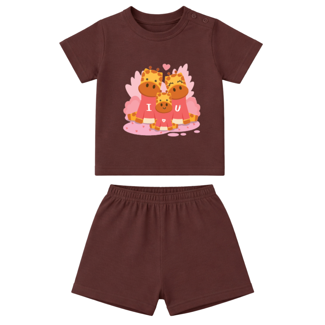 Mess-Proof Natural Cotton Baby & Kids Co-Ord Set (0–5 Years)