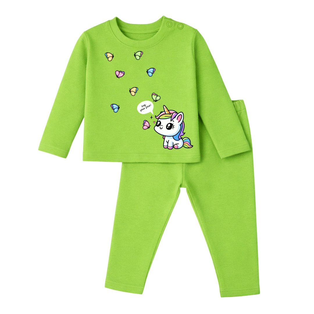 Sweat-Wicking Natural Cotton Unisex Baby & Kids Co-Ord Set (0–5 Years)