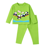 Playful Panda Cozy Cotton Full Sleeves and Full Pants Coord set for Babies and Kids| Unisex | doodledry