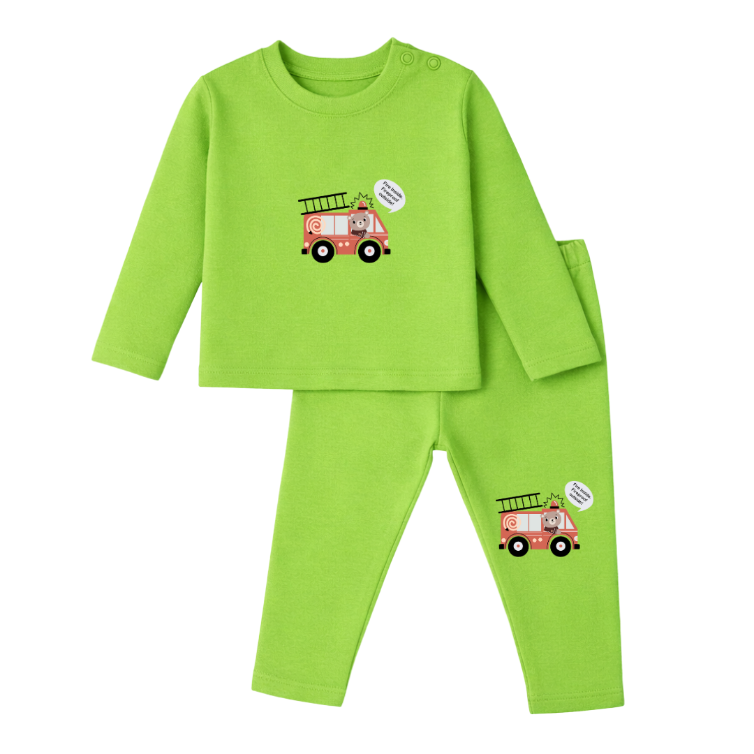 Flexible Fit Natural Cotton Unisex Baby & Kids Co-Ord Set (0–5 Years)