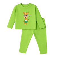Spill-Proof Natural Cotton Unisex Baby & Kids Co-Ord Set (0–5 Years)