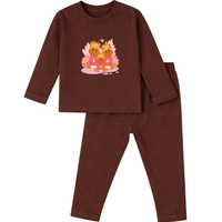 Giraffe Family Cozy Cotton Full Sleeves and Full Pants Coord set for Babies and Kids| Unisex | doodledry