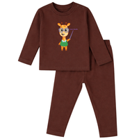 Spill-Proof Natural Cotton Unisex Baby & Kids Co-Ord Set (0–5 Years)