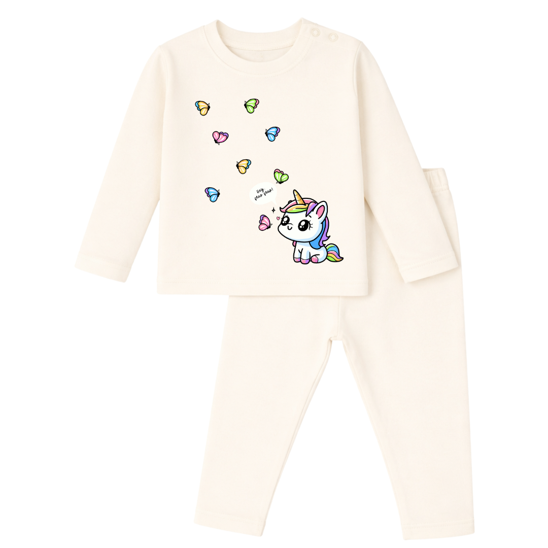 Sweat-Wicking Natural Cotton Unisex Baby & Kids Co-Ord Set (0–5 Years)