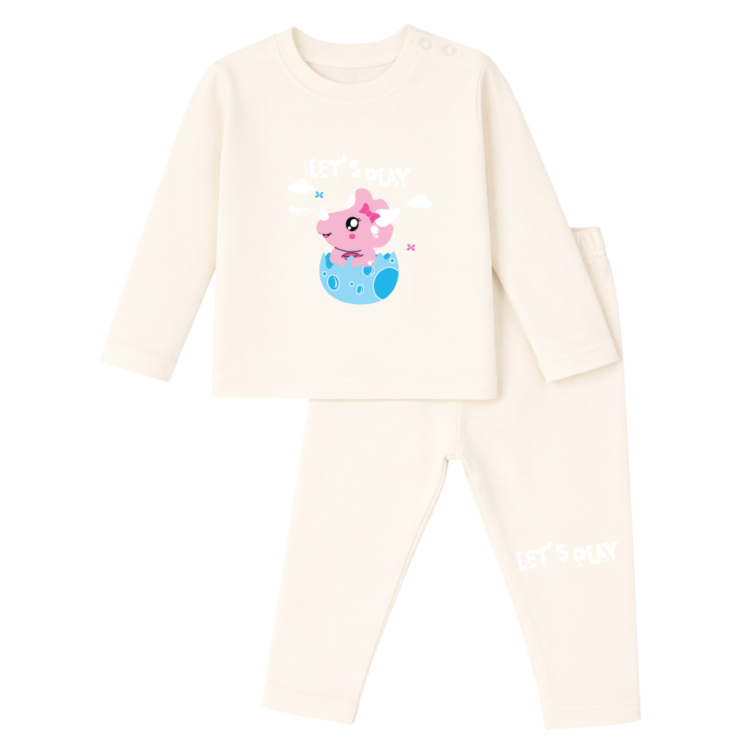 Adventure-Ready Natural Cotton Unisex Baby & Kids Co-Ord Set (0–5 Years)