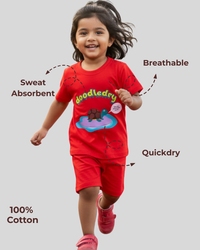 Feel Fresh Natural Cotton Unisex Baby & Kids Co-Ord Set (0–3 Years)