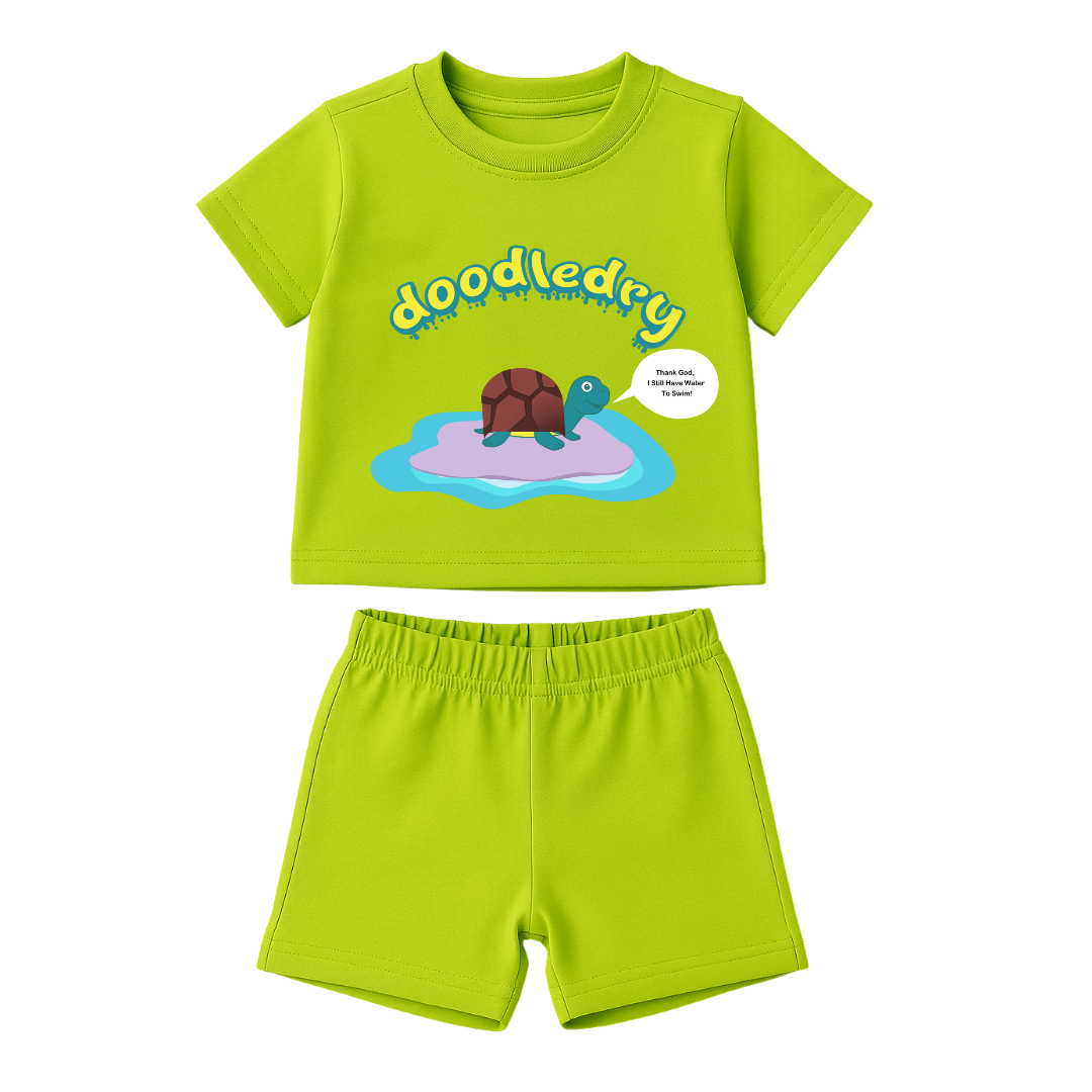 Feel Fresh Natural Cotton Unisex Baby & Kids Co-Ord Set (0–5 Years)