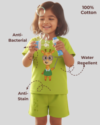 Worry-Free Natural Cotton Unisex Baby & Kids Co-Ord Set (0–5 Years)