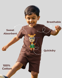 Worry-Free Natural Cotton Unisex Baby & Kids Co-Ord Set (0–5 Years)