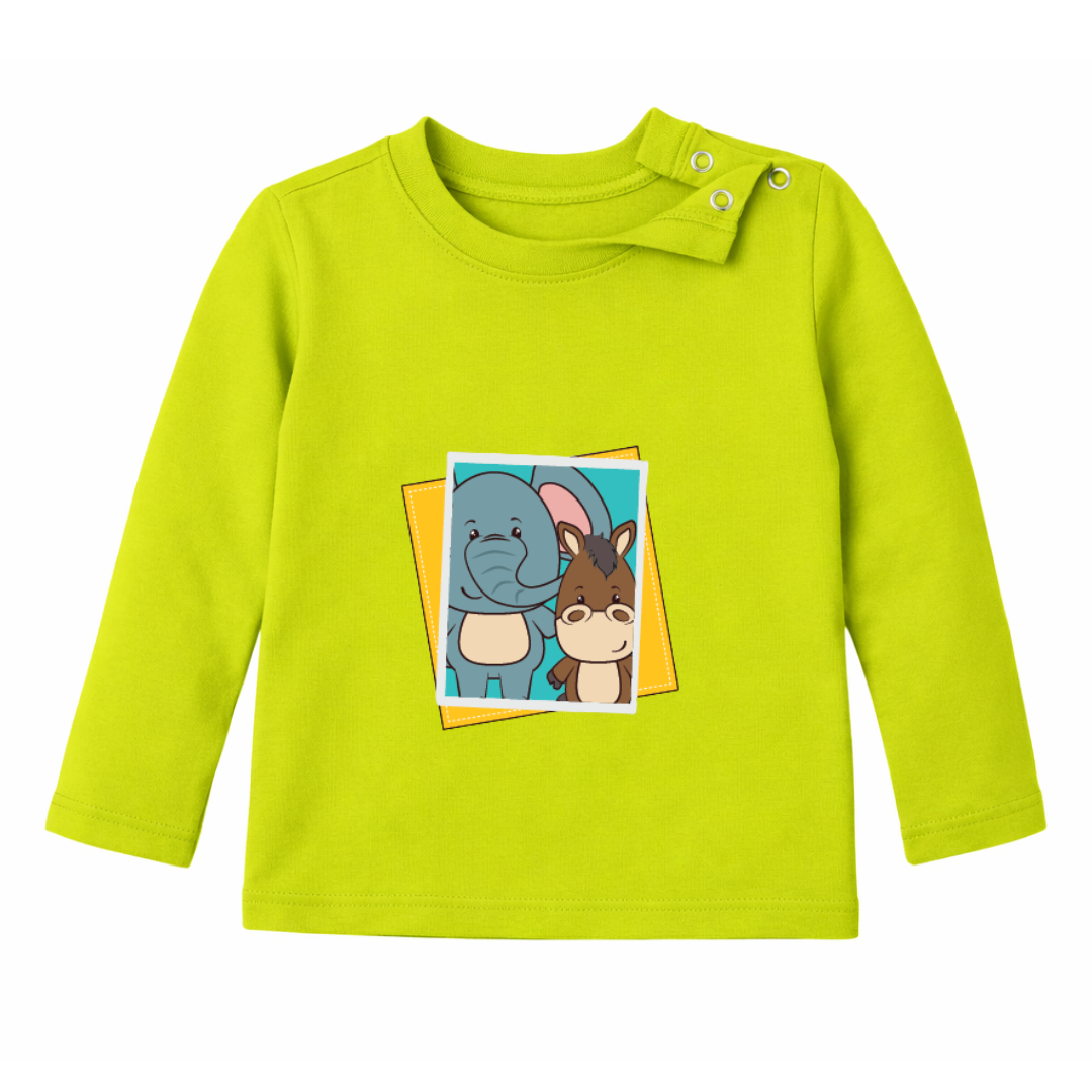 Soft & Comfortable Natural Cotton Unisex Baby & Kids Co-Ord Set (0–5 Years)