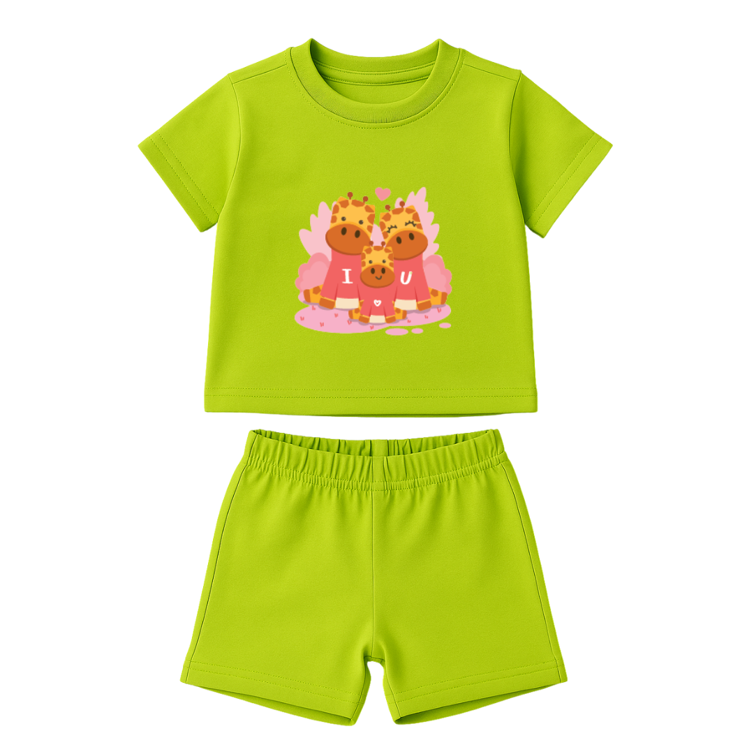 Mess-Proof Natural Cotton Baby & Kids Co-Ord Set (0–5 Years)