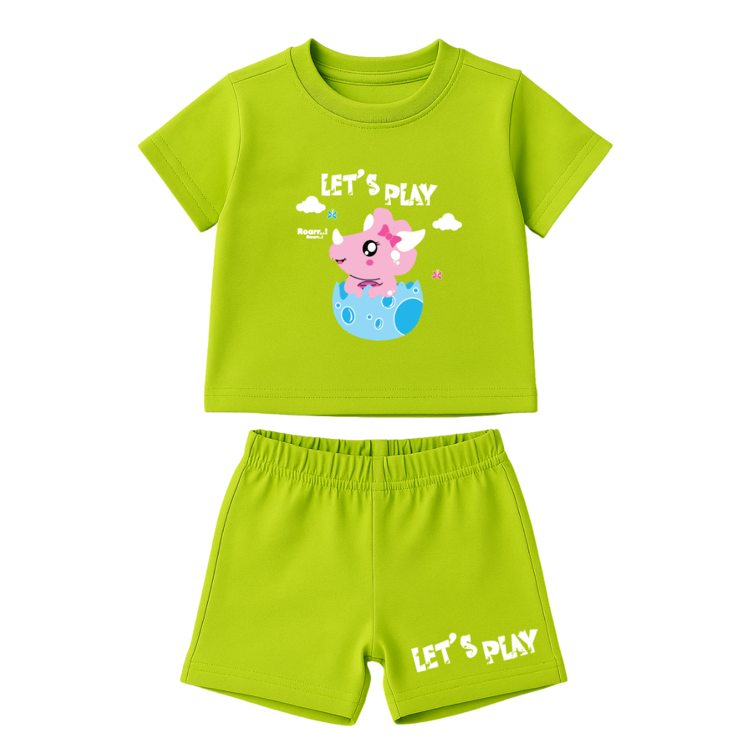 Cloud Soft Natural Cotton Unisex Baby & Kids Co-Ord Set (0–5 Years)