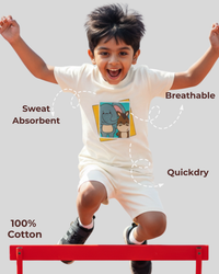 Flexible Fit Natural Cotton Unisex Baby & Kids Co-Ord Set (0–5 Years)