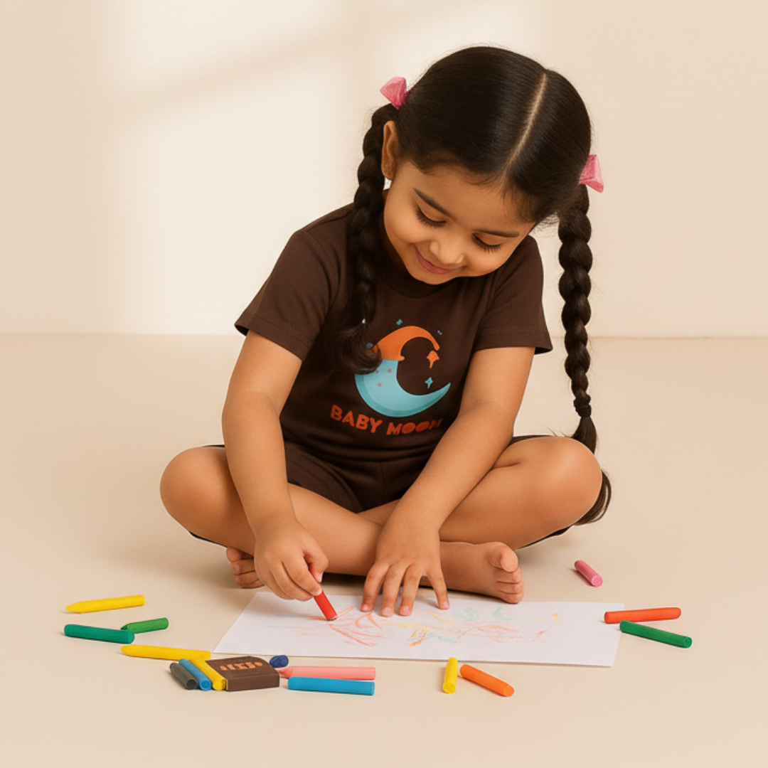 cuddle brown baby moon dood-shoT for babies and kids