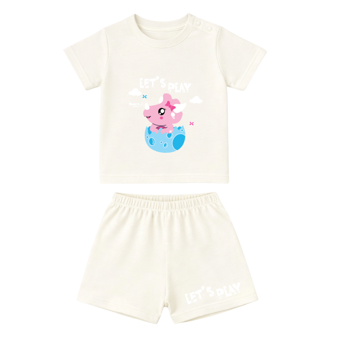 Cloud Soft Natural Cotton Unisex Baby & Kids Co-Ord Set (0–5 Years)