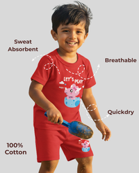 Cloud Soft Natural Cotton Unisex Baby & Kids Co-Ord Set (0–5 Years)