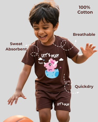 Cloud Soft Natural Cotton Unisex Baby & Kids Co-Ord Set (0–5 Years)