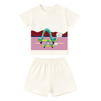 Mess-Proof Natural Cotton Unisex Baby & Kids Co-Ord Set (0–5 Years)