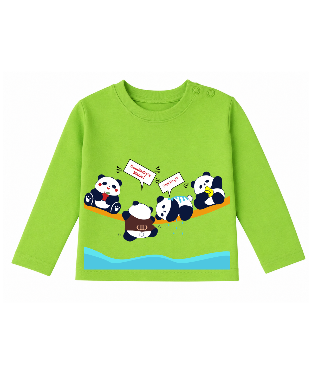 Spill‑Proof Playful Panda Unisex Co‑Ord Set – Pure Cotton (0–5Y)