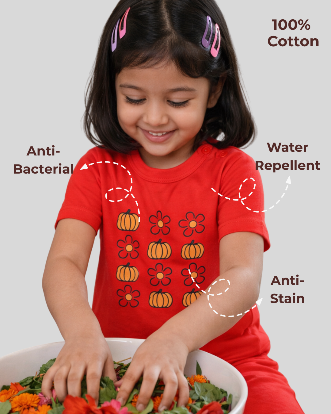 Everyday Comfort Natural Cotton Unisex Baby & Kids Co-Ord Set (0–3 Years)