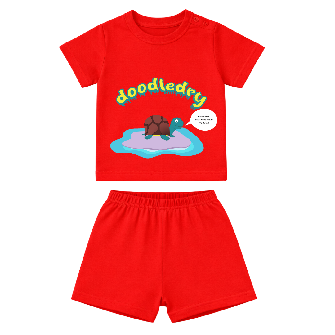 Feel Fresh Natural Cotton Unisex Baby & Kids Co-Ord Set (0–3 Years)