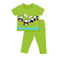 Playful Panda Cozy Cotton Full Sleeves and Full Pants Coord set for Babies and Kids| Unisex | doodledry