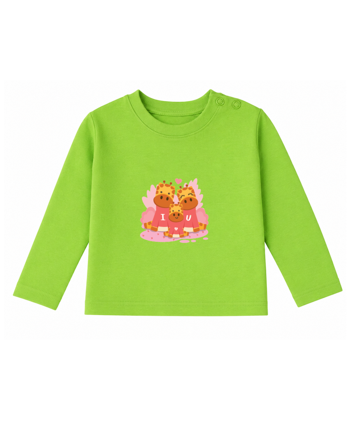Mess‑Proof Giraffe Family Unisex Co‑Ord Set – Pure Cotton (0–5Y)
