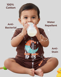 Worry-Free Natural Cotton Unisex Baby & Kids Co-Ord Set (0–5 Years)
