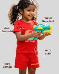 Worry-Free Natural Cotton Unisex Baby & Kids Co-Ord Set (0–3 Years)