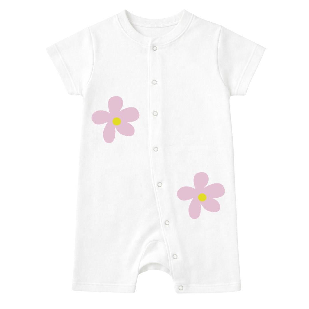 Worry-Free Natural Cotton Unisex Rompers For Babies