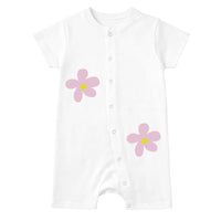 Worry-Free Natural Cotton Unisex Rompers For Babies