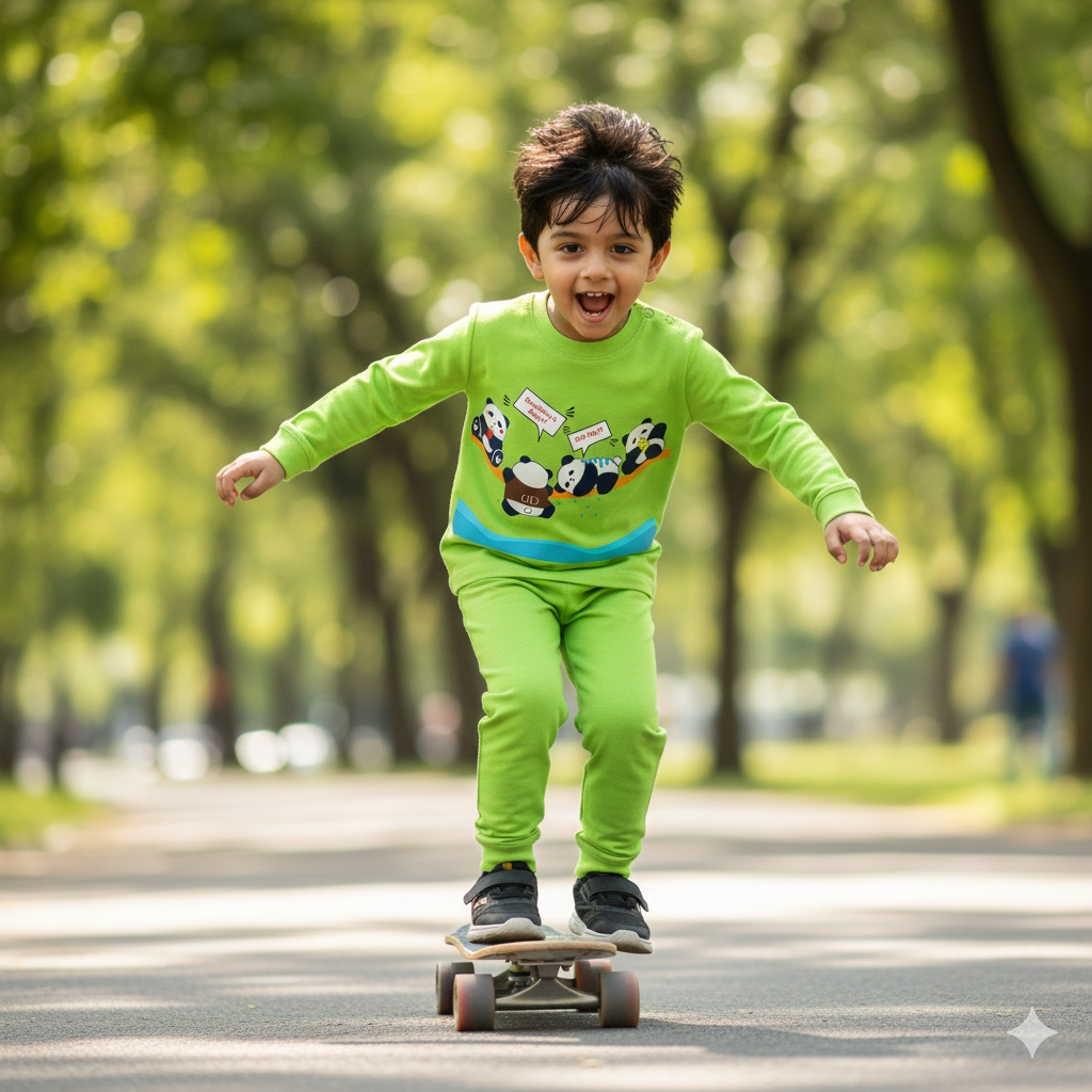 Playful Panda Cozy Cotton Wear for Babies | Unisex | Doodledry