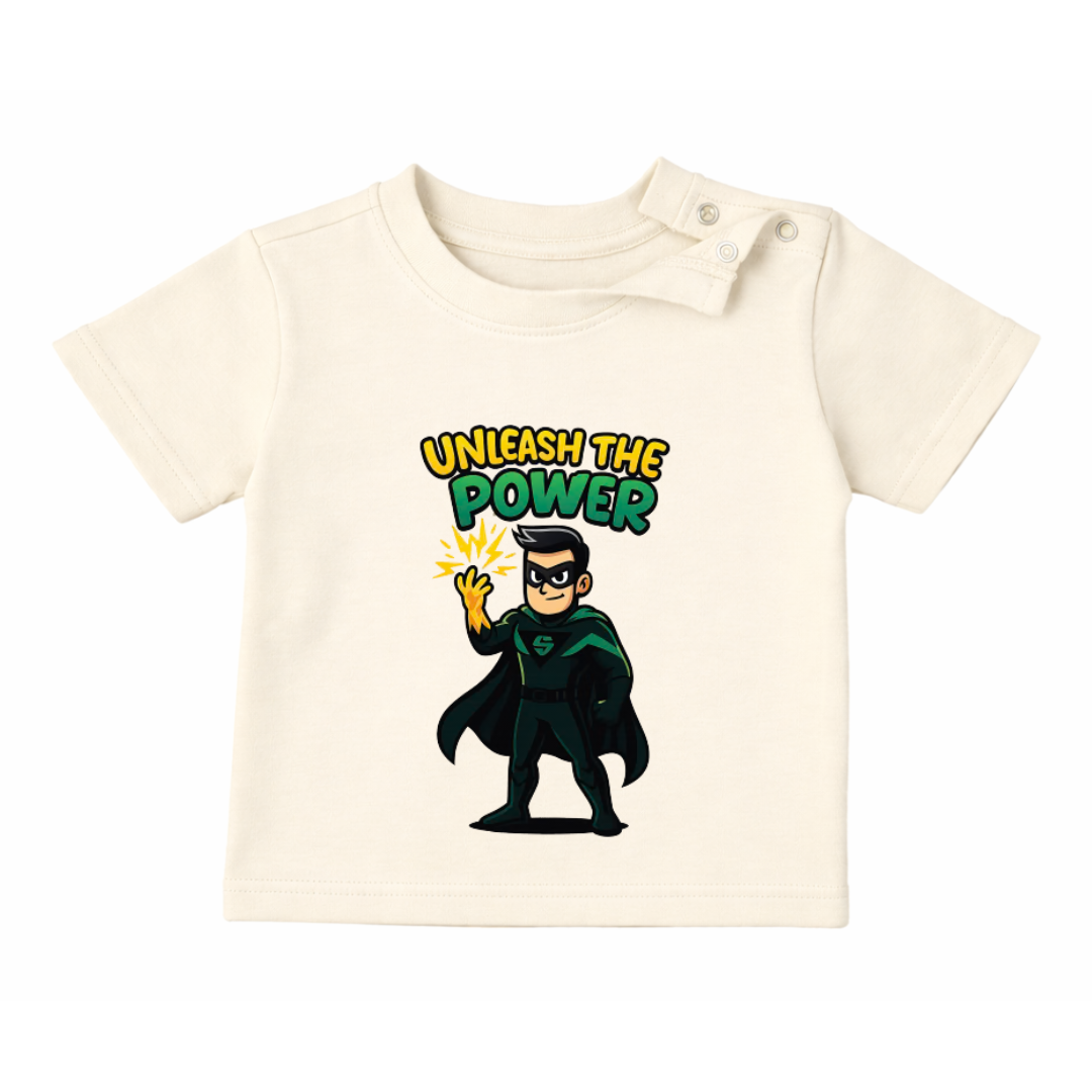 Superboy Fashion Tee | Quick-Dry Stain-Resistant | White | 3-5Y